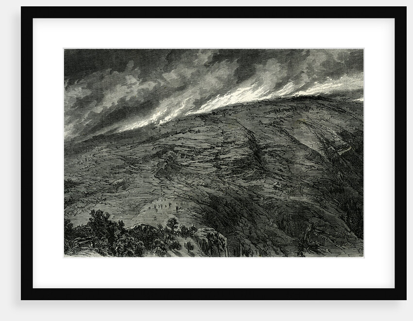 Mont Vuache Switzerland 1870 Haute Savoie Fire Mountain by Anonymous