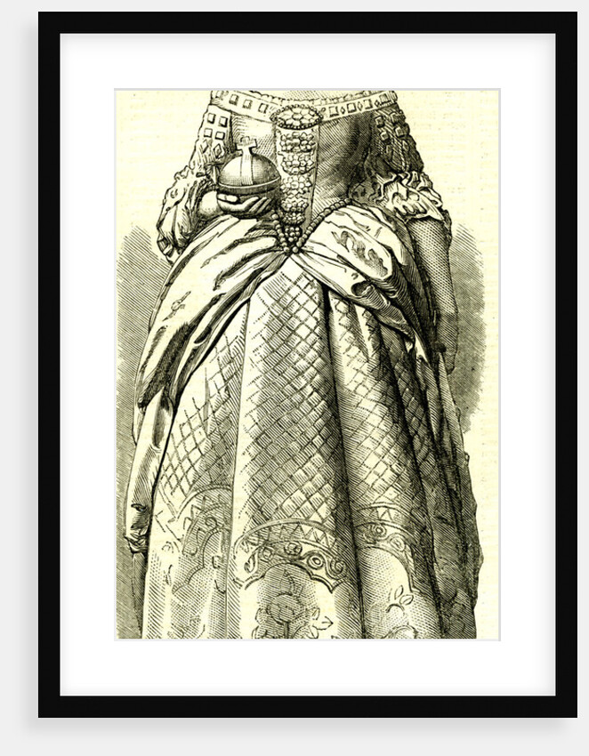 Queen Mary II Westminster Hall London 1869 Satue, London, Great Britain by Anonymous