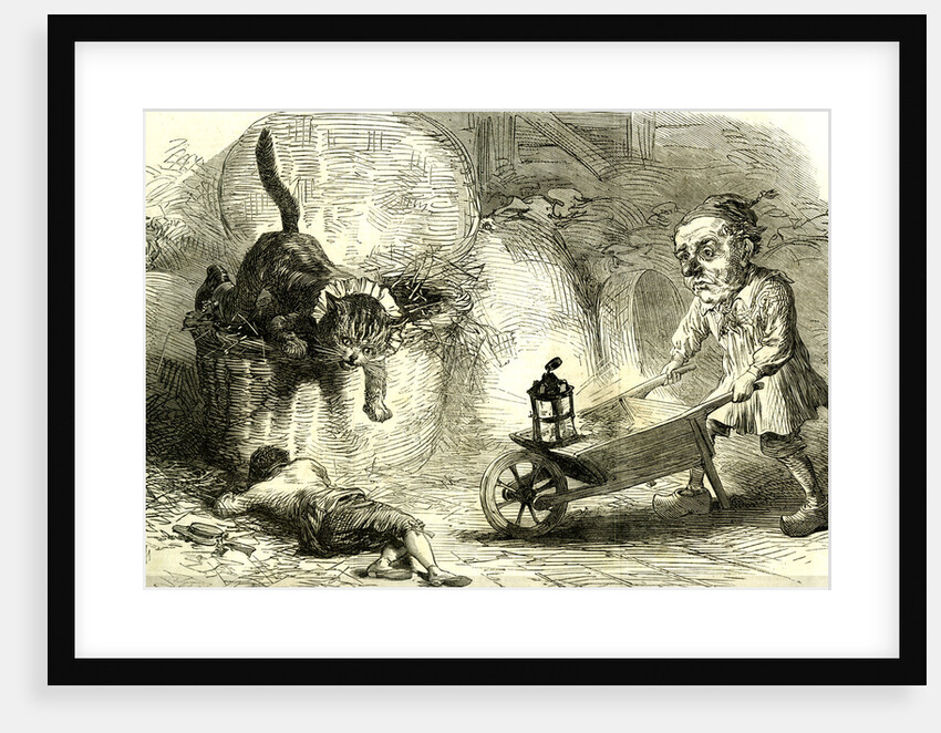 Drury Lane Theatre Grimalkin Thegreat Puss in Boots and the Miller's Son 1869 London Great Britain by Anonymous