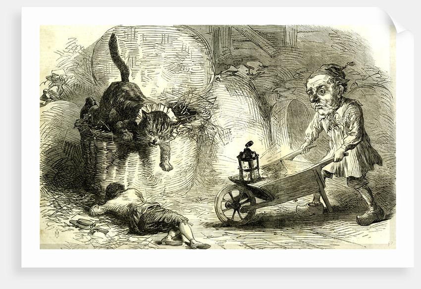 Drury Lane Theatre Grimalkin Thegreat Puss in Boots and the Miller's Son 1869 London Great Britain by Anonymous