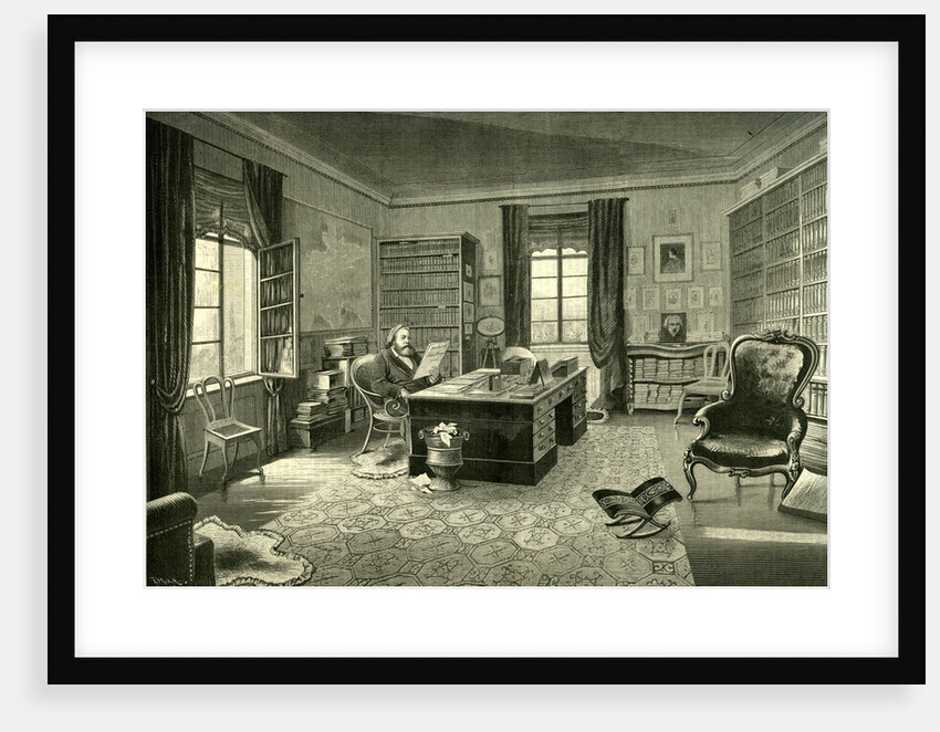 Ferdinand Freiligrath Study Austria 19th Century by Anonymous