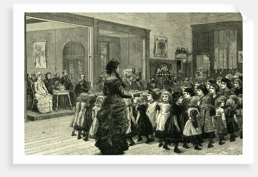 Boarding School 1881 UK Physical Training Children Gymnastics Teacher Parents by Anonymous