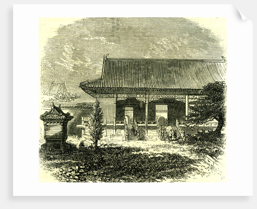 Entrance to the Tomb of the Ming Dynasty Beijing Peking 1866 by Anonymous