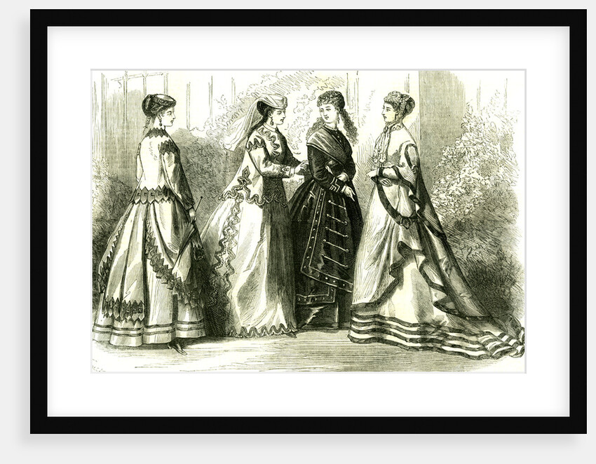 Paris France 1867 September Fashion by Anonymous