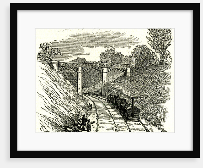 Newbiggin Bridge UK 1846 Opening of the Lancaster and Carlisle Railway by Anonymous