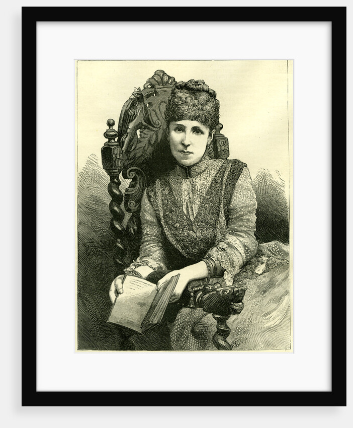 Queen Maria Christina Spain 1885. The Queen Regent by Anonymous