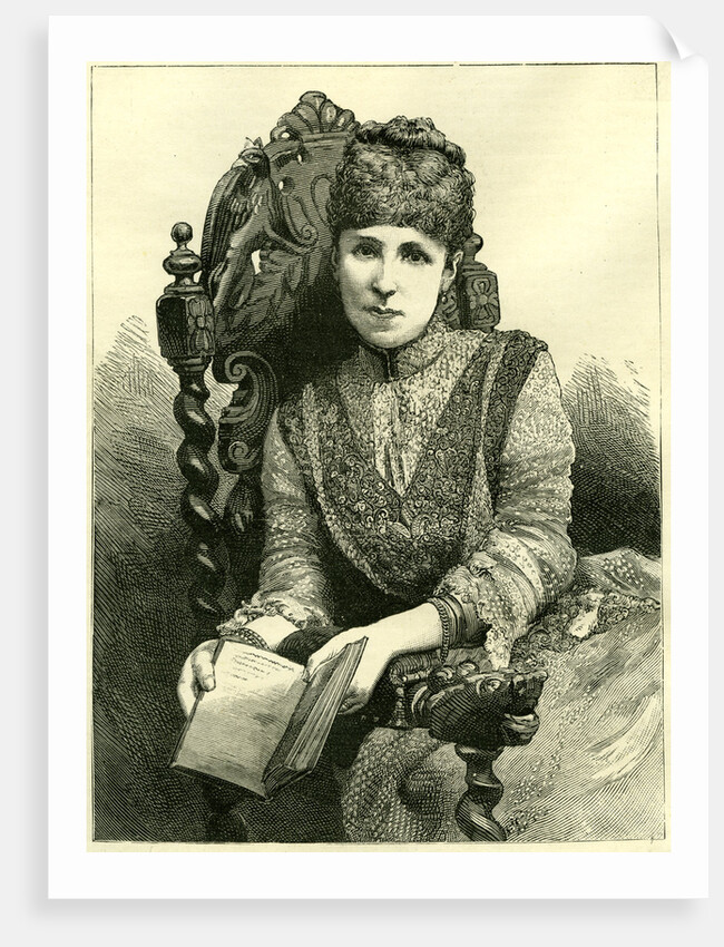 Queen Maria Christina Spain 1885. The Queen Regent by Anonymous