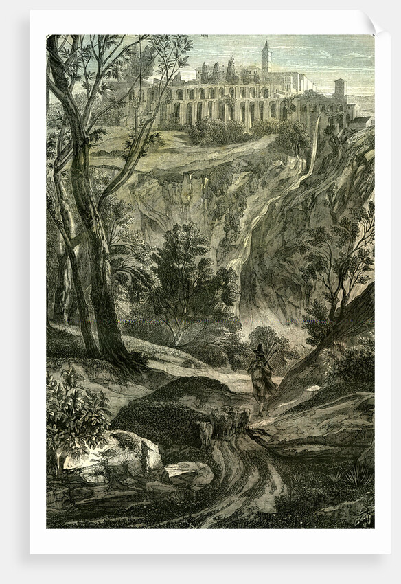 Tivoli Rome Italy 1848 by Anonymous