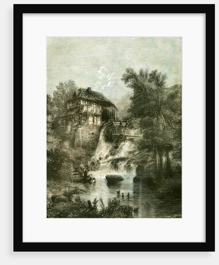 The Cottage by the Mill UK 19th Century by Anonymous