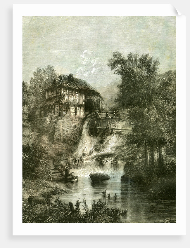 The Cottage by the Mill UK 19th Century by Anonymous