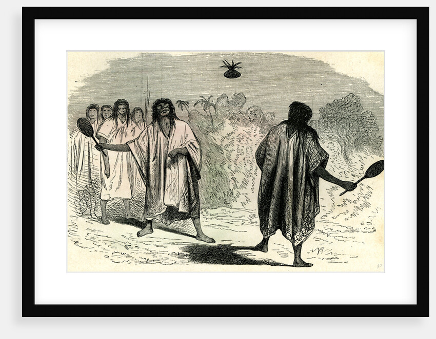 Ball Game with the Conibos Peru 1869 by Anonymous