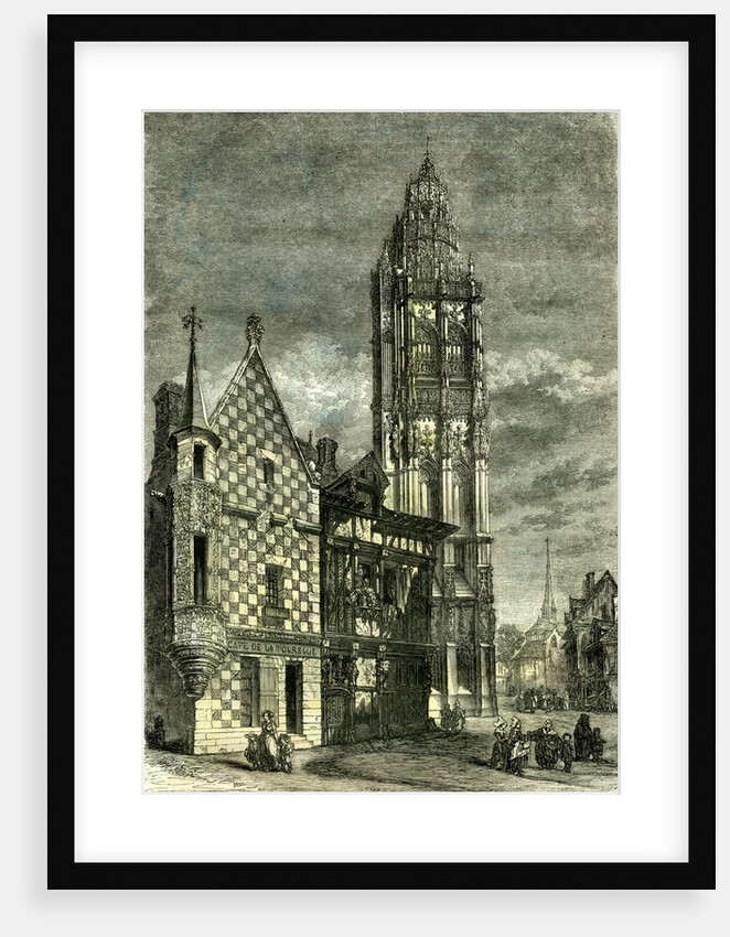 Church of Verneuil France 1848 by Anonymous