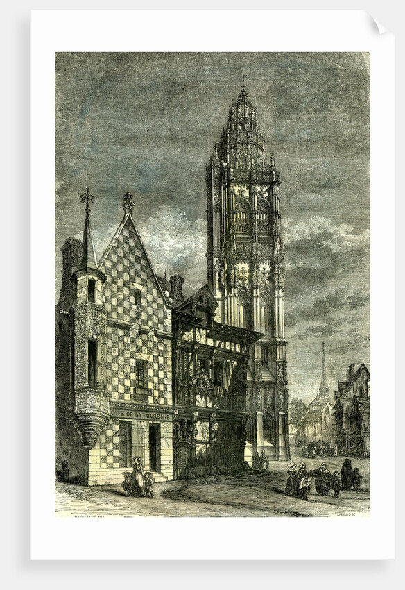 Church of Verneuil France 1848 by Anonymous