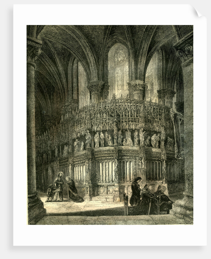 Chartres Cathedral France 1851 by Anonymous