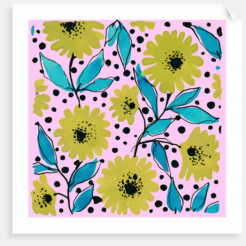 Botanical flower print by Niki Fisher