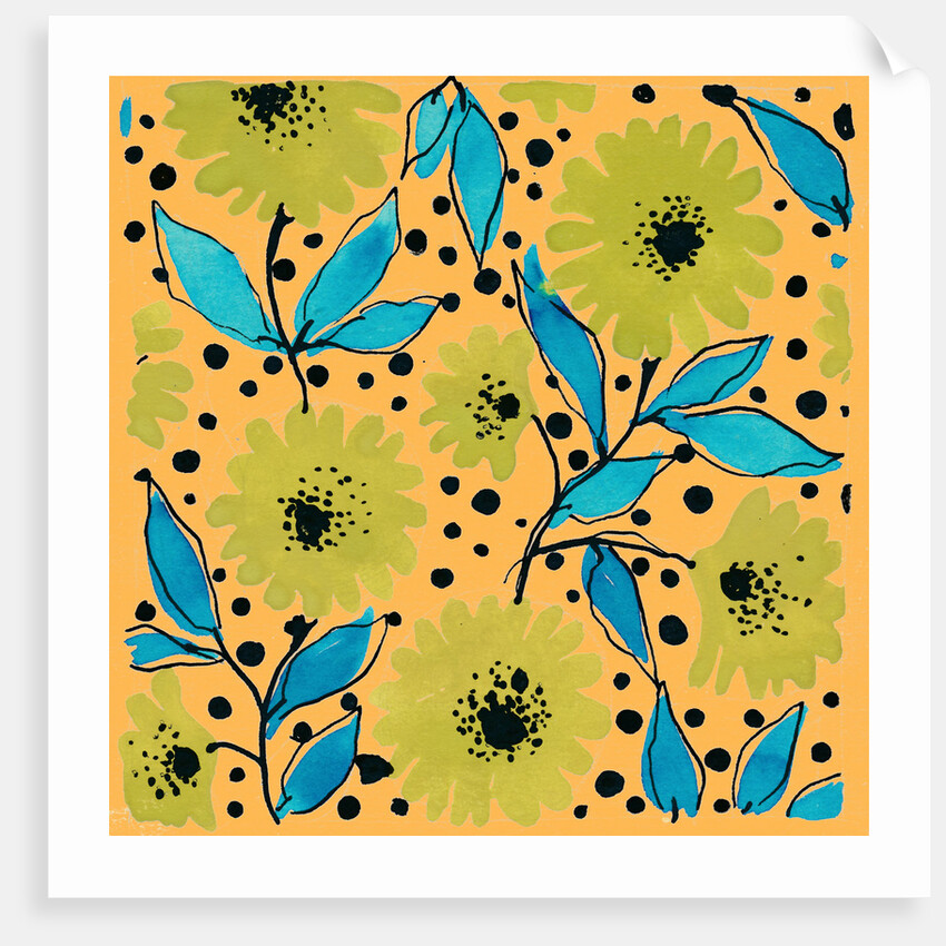 Botanical flower print by Niki Fisher