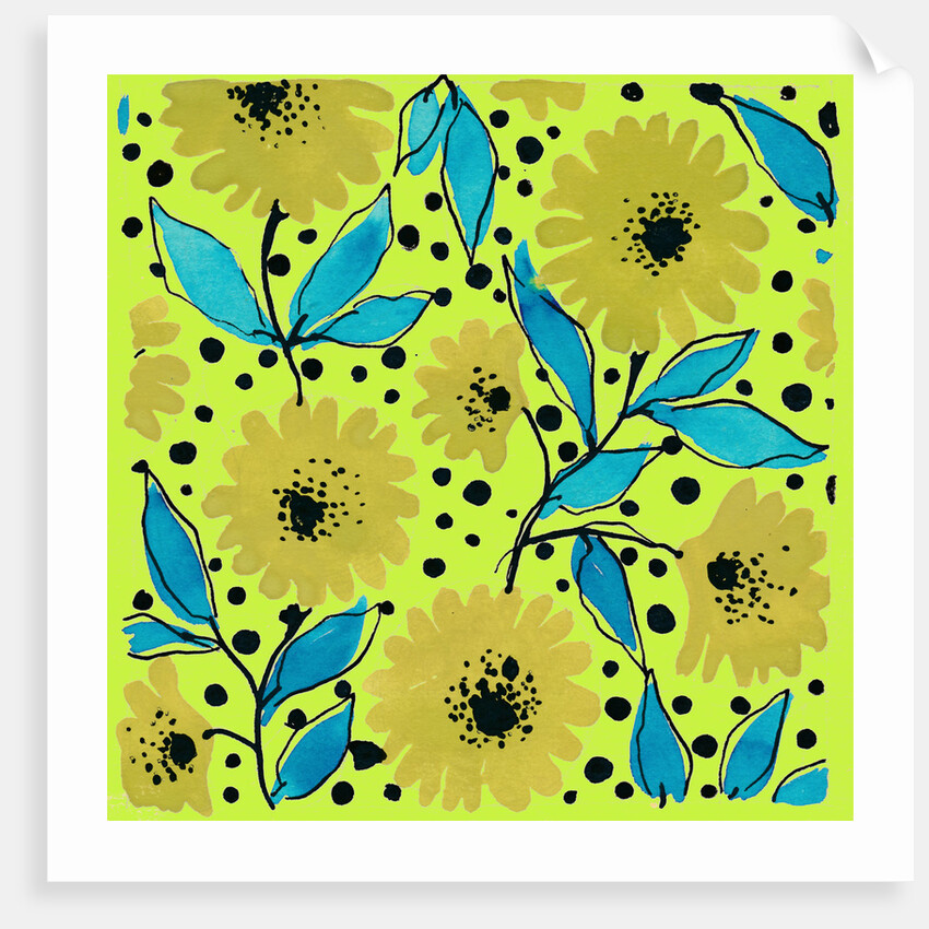 Botanical flower print by Niki Fisher