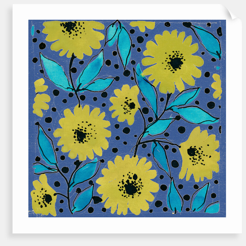 Botanical flower print by Niki Fisher