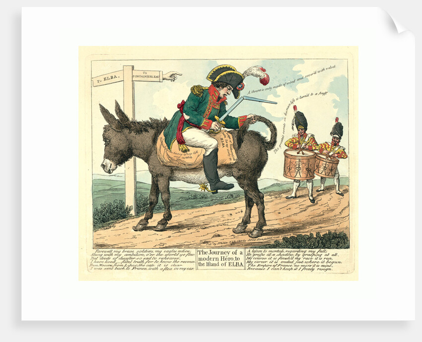 The journey of a modern hero, to the island of Elba by Anonymous