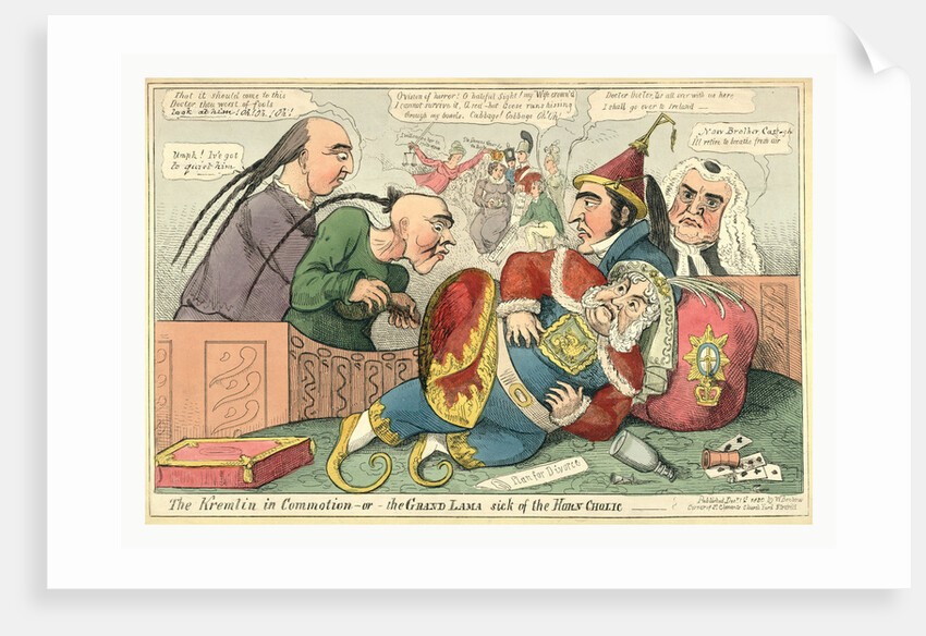 The Kremlin in commotion or the Grand Lama sick of the horn cholic by Anonymous