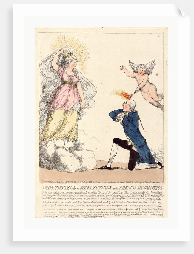 Frontispiece to Reflections on the French revolution by Anonymous