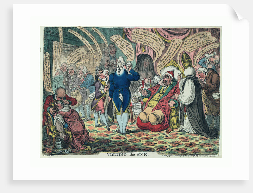 Visiting the sick by James Gillray