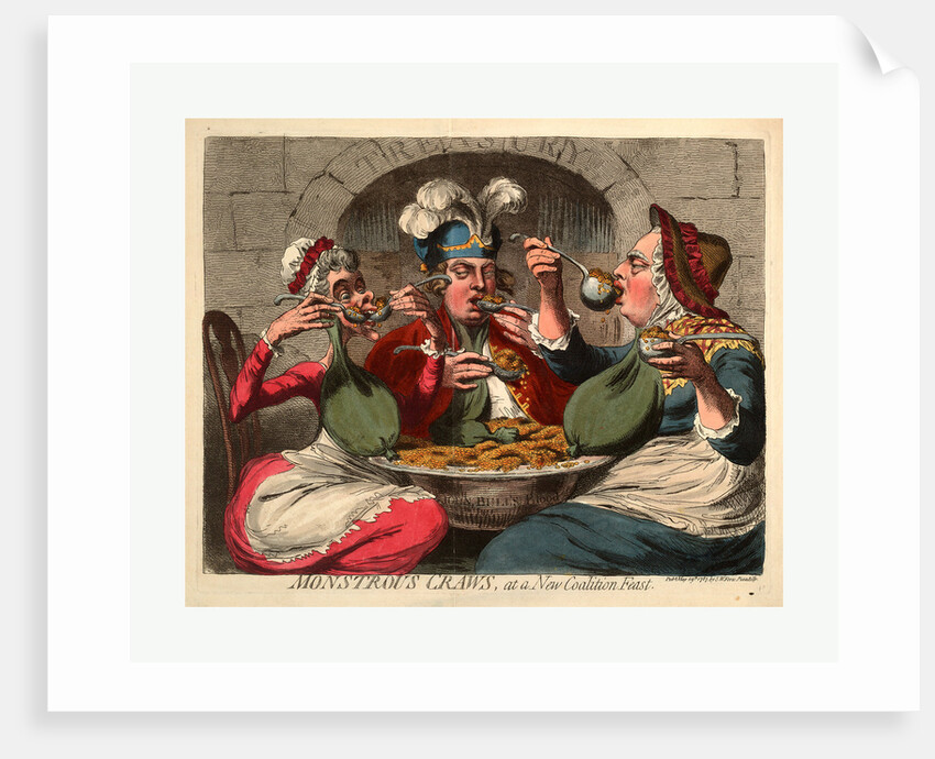 Monstrous craws, at a new coalition feast by Anonymous