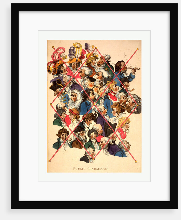 Public characters by Thomas Rowlandson
