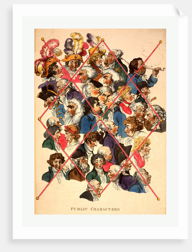 Public characters by Thomas Rowlandson