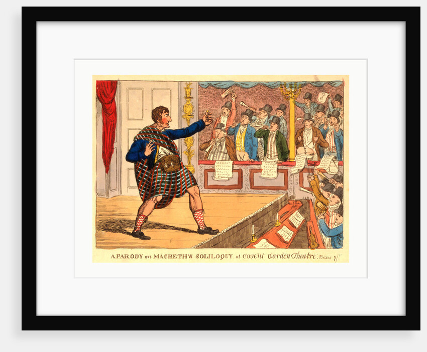 A parody on Macbeth's soliloquy at Covent Garden Theatre by Anonymous