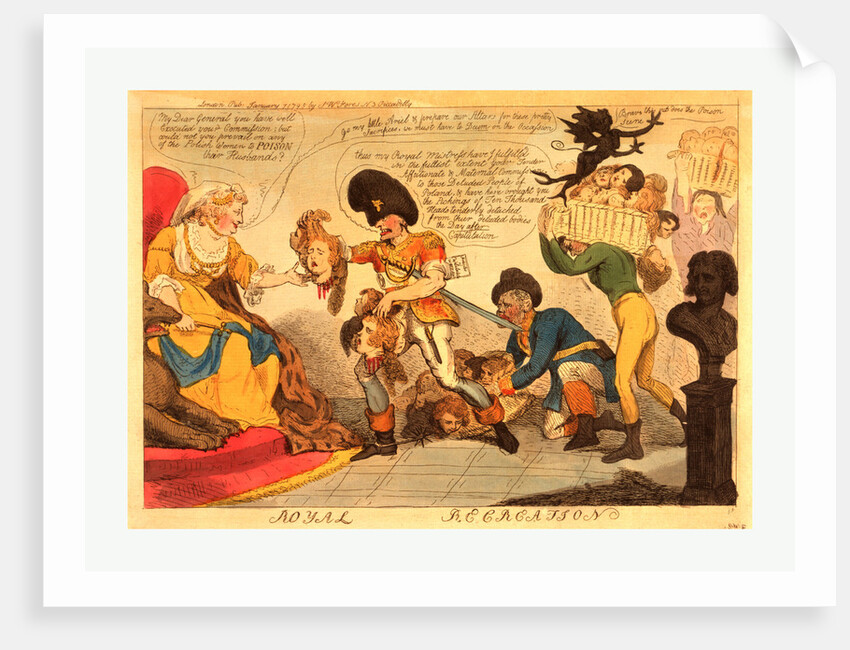 Royal recreation by Isaac Cruikshank