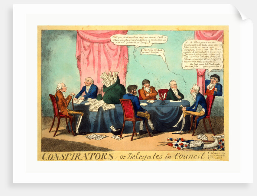 Conspirators; or, delegates in council by George Cruikshank