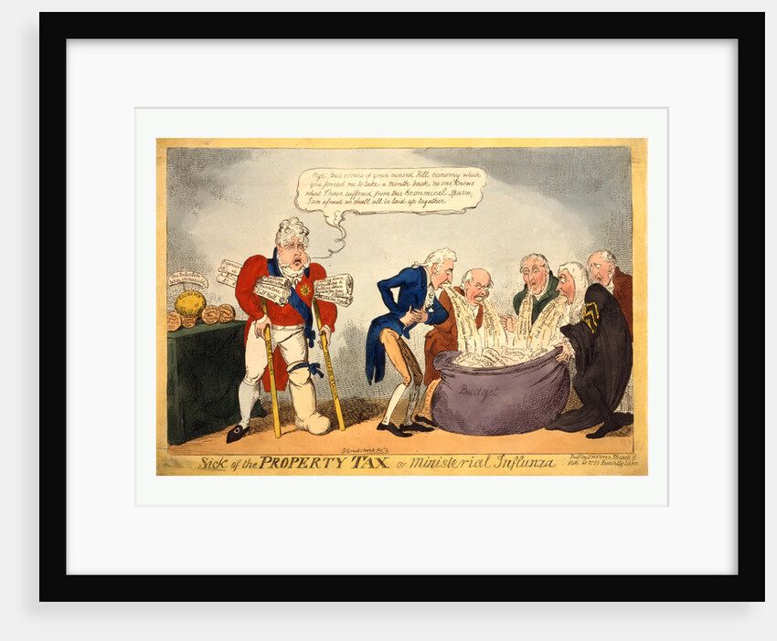 Sick of the property tax or ministerial influnza by George Cruikshank