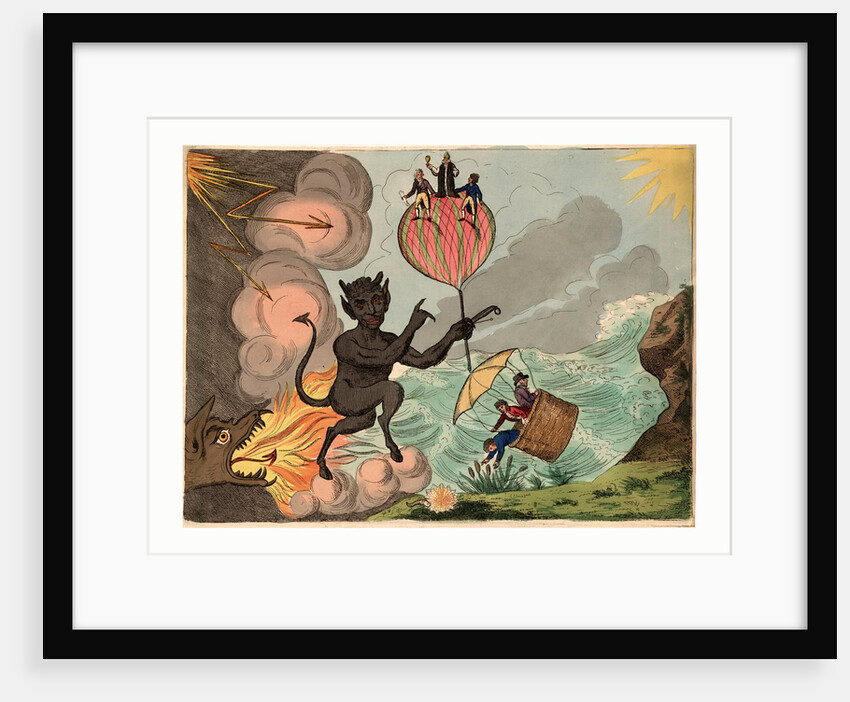 To his royal highness Fredrick Duke of York, this plate of Satan holding th prepondrence of power or Bounaparte's threat, is most humbly by Anonymous
