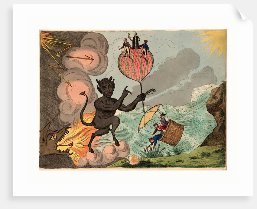 To his royal highness Fredrick Duke of York, this plate of Satan holding th prepondrence of power or Bounaparte's threat, is most humbly by Anonymous