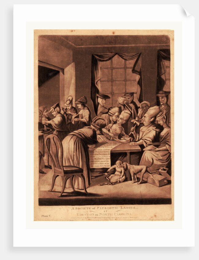 A society of patriotic ladies, at Edenton in North Carolina by Anonymous