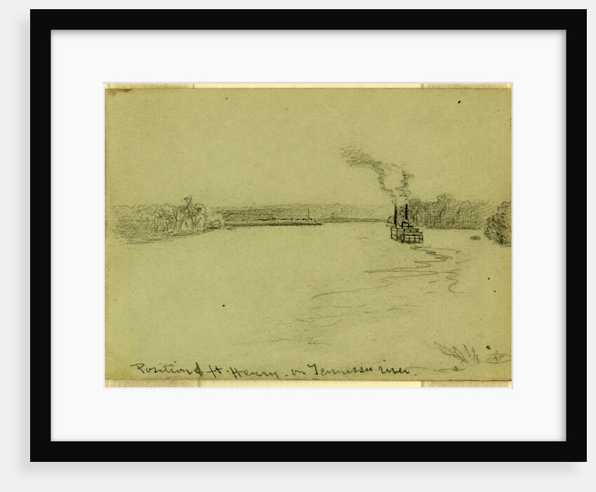 Position of ft. Henry on Tennessee River by Anonymous