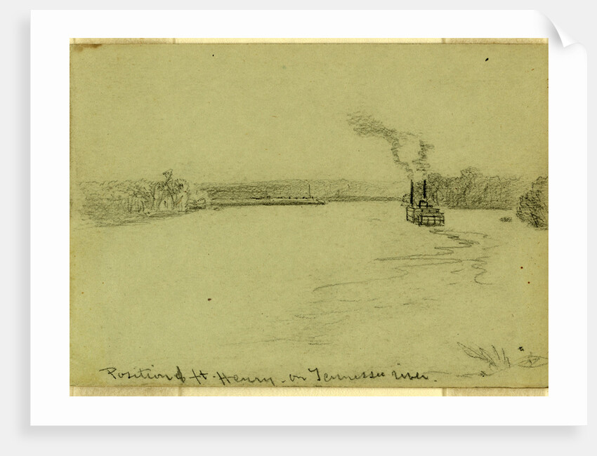 Position of ft. Henry on Tennessee River by Anonymous