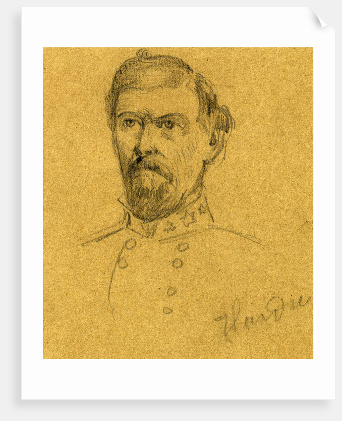 Confederate General William Joseph Hardee, between 1862 November and 1863 January by Anonymous