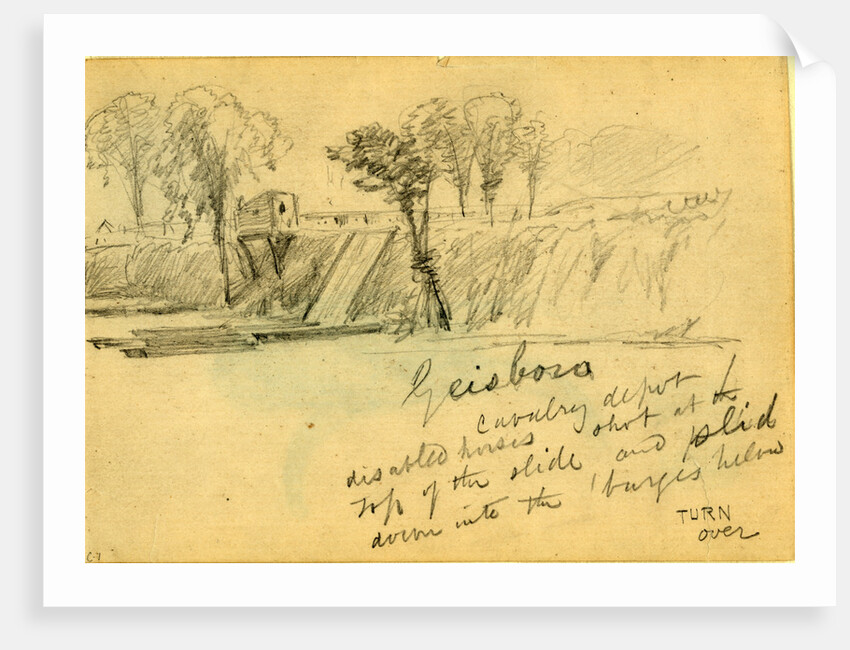 Geisboro, cavalry depot by Anonymous