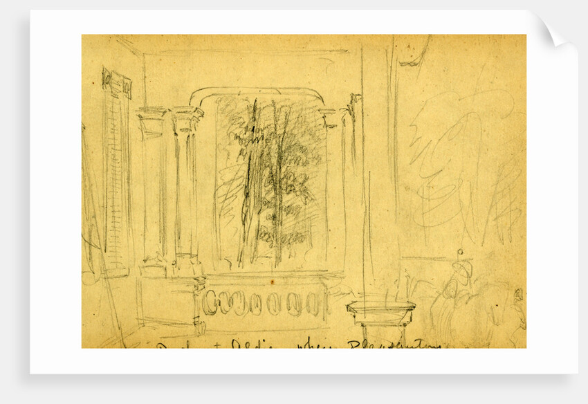 Porch at Aldie, where Pleasontons staff slept by Anonymous