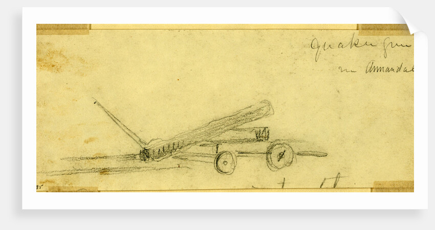 Quaker gun in Annandale by Anonymous