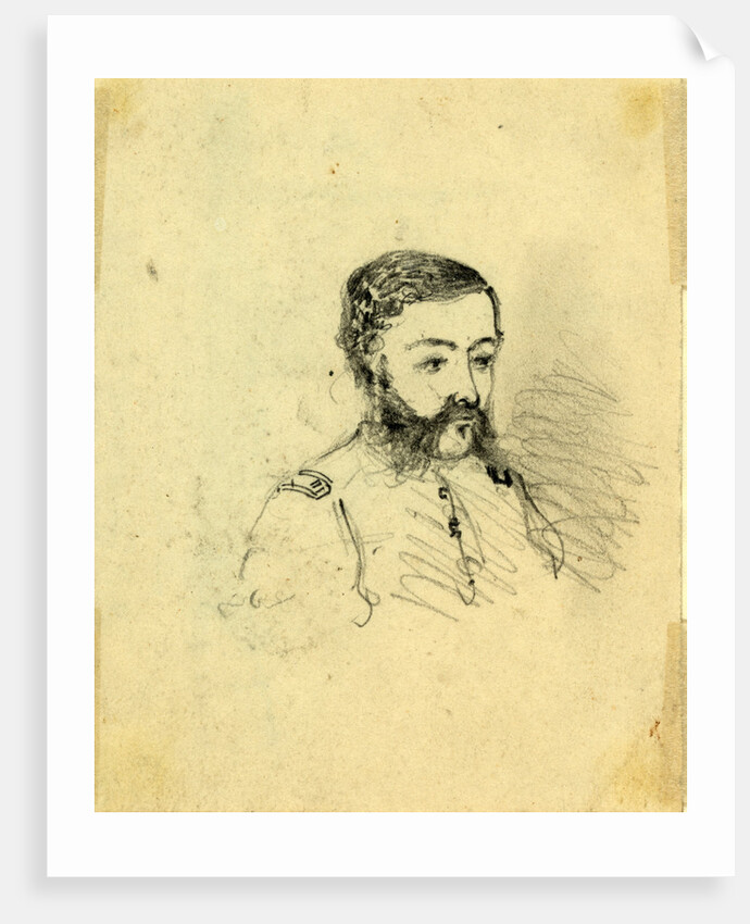 Bust portrait of an officer by Anonymous