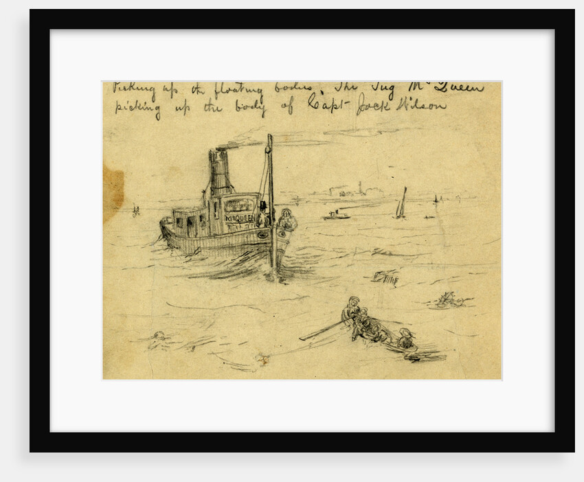 Picking up the floating bodies by Alfred R Waud