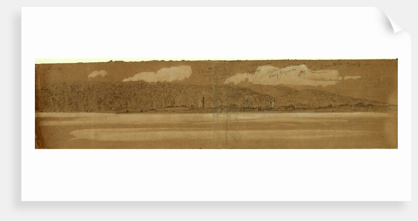 Captured schooners Fairfax and Mary Virginia in Quantico Creek by Alfred R Waud