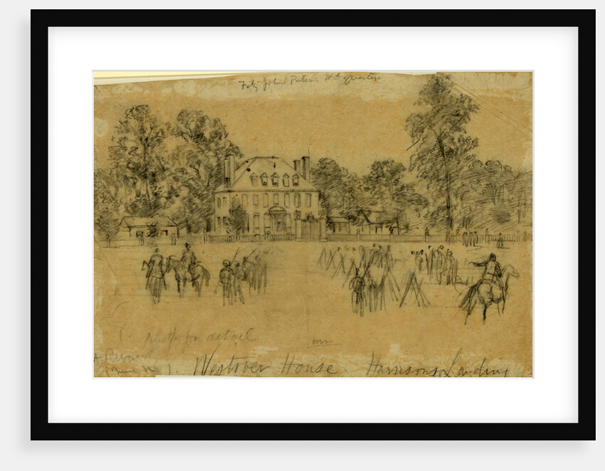 Fitz-John Porter's Hdquarters by Alfred R Waud