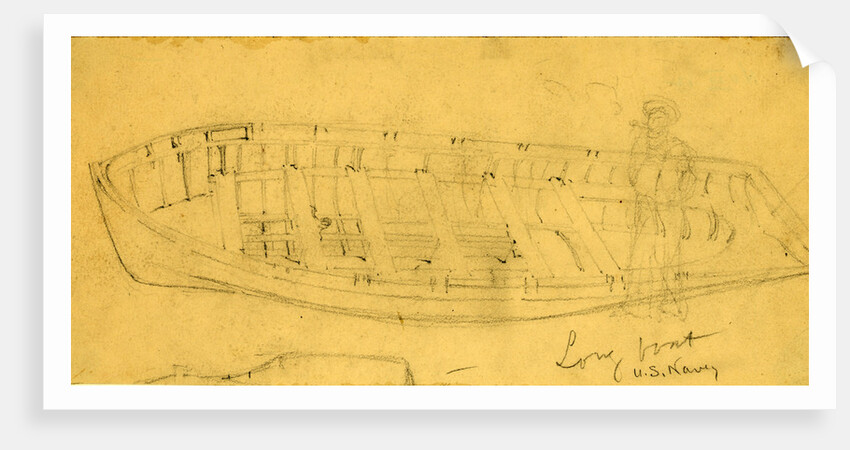 Long boat, U.S. Navy by Alfred R Waud