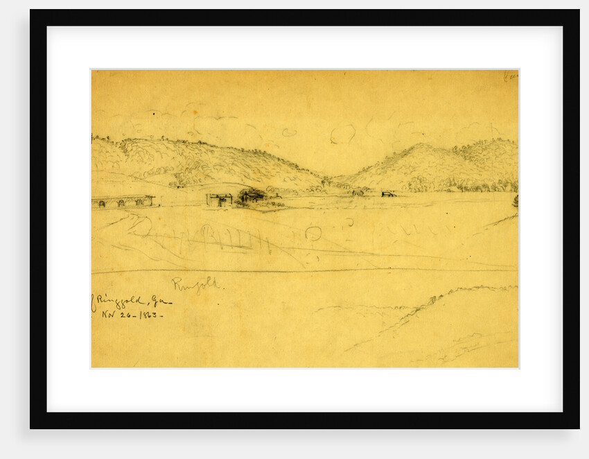 Battle of Ringgold, Ga, Nov. 26, 1863, ca. 1863 November by Alfred R Waud
