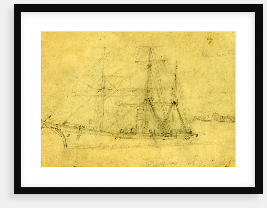 Russian ship by Alfred R Waud