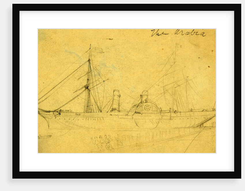 The Arabia by Waud, Alfred R. (Alfred Rudolph), 1828-1891, artist by Alfred R Waud